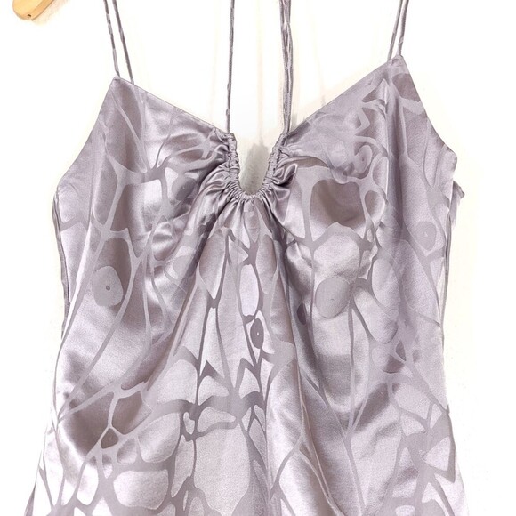 NWT Anine Bing 100% Silk Papillon Fairy Mini Dress Ash Violet Butterfly Ethereal - Picture 4 of 15